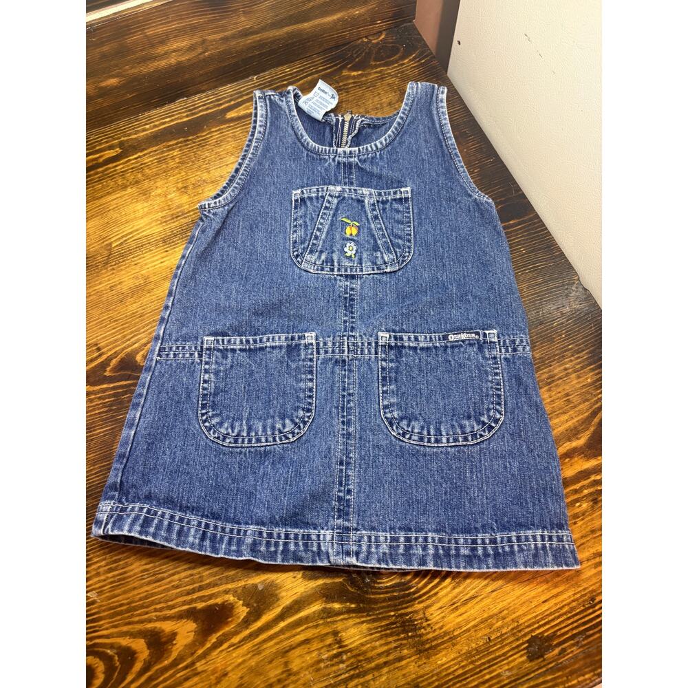 Osh Kosh Denim Floral Dress Size 3T